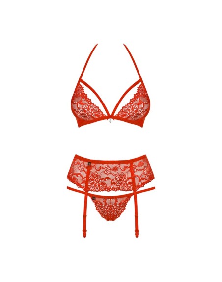 838-SEG-3 Ensemble 3 pcs - Rouge