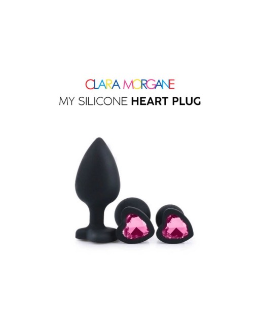 My Silicone Heart Plug - Gem rose My Silicone Heart Plug - Gem rose