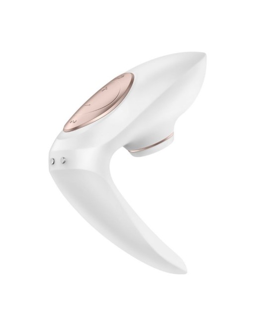 Satisfyer Pro 4 Couples - Blanc et Or rose Satisfyer Pro 4 Couples - Blanc et Or rose