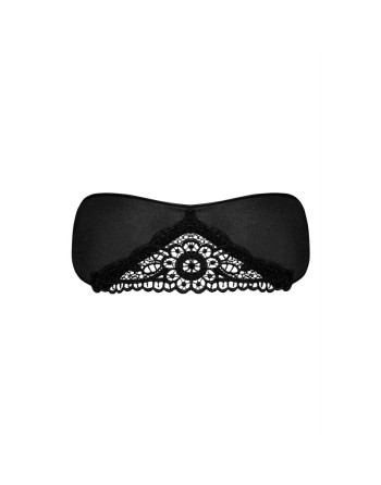 Satinia Masque en satin - Noir