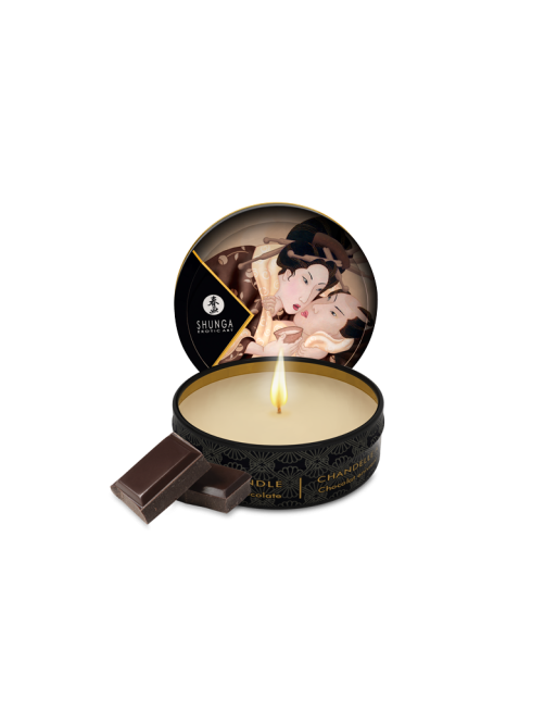 Mini bougie de massage - Excitation Chocolat enivrant Mini bougie de massage - Excitation Chocolat enivrant