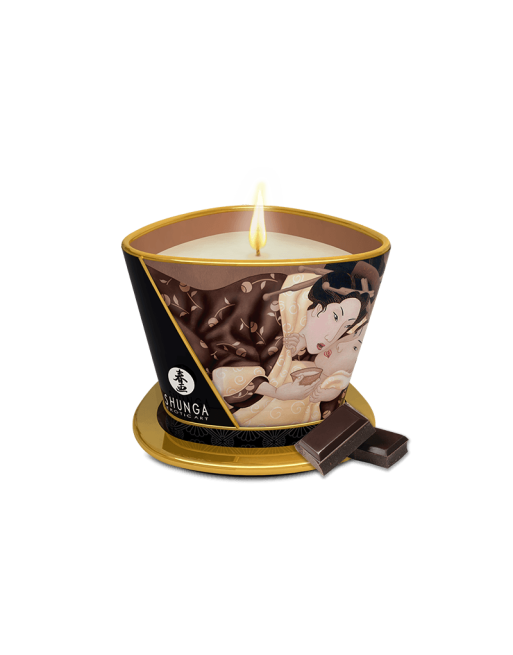 Bougie de massage lueur et caresses - Excitation Chocolat enivrant Bougie de massage lueur et caresses - Excitation Chocolat enivrant