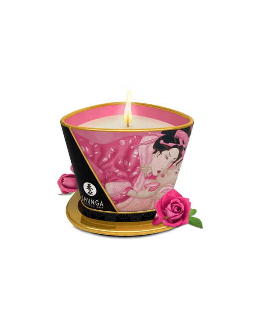 Bougie de massage lueur et caresses - Aphrodisia Rose Bougie de massage lueur et caresses - Aphrodisia Rose