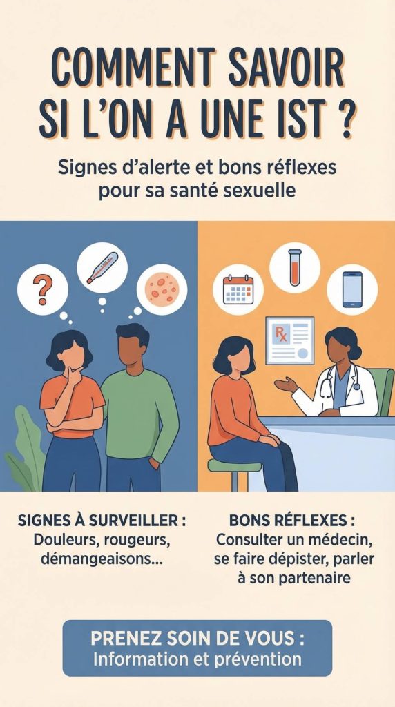 Comment savoir si l'on a une IST ? les signes qui doivent alerter et les bons réflexes à adopter